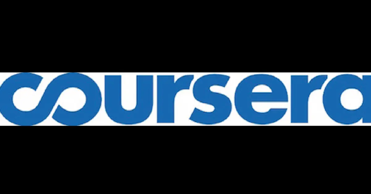 Coursera logo.