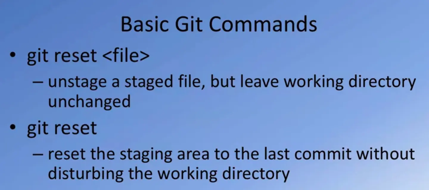More basic git commands.
