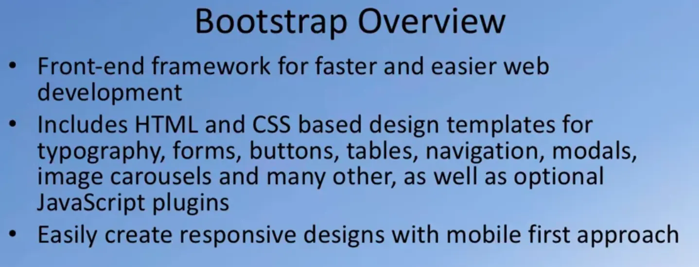 Bootstrap overview, continued.