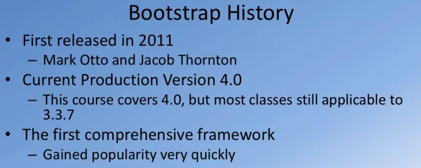 Bootstrap overview, continued.