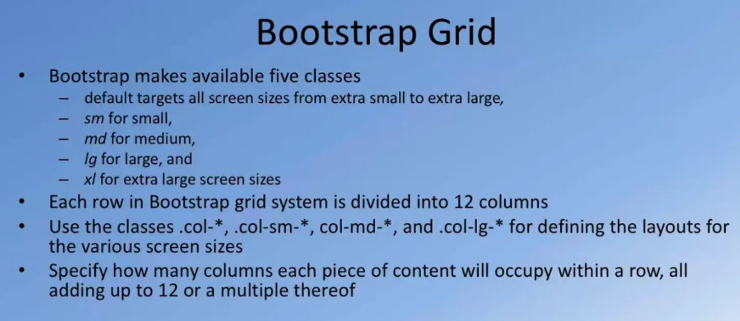 Bootstrap Grid Rules of Engagement.